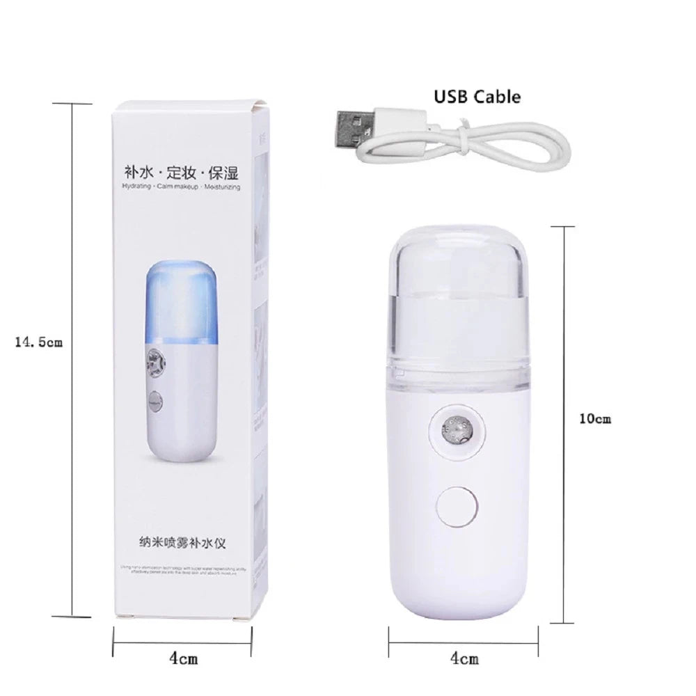 Brumisateur Nano Visage USB — Hydratation Instantanée & Soin de la Peau